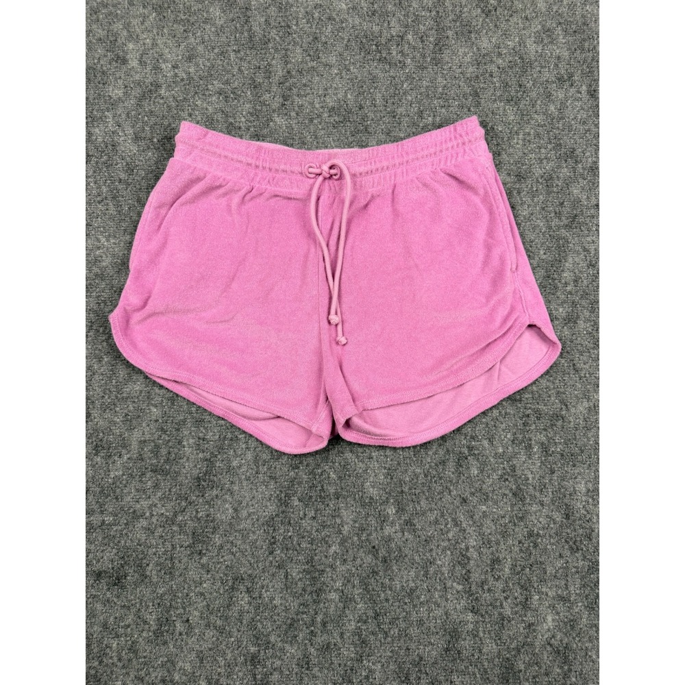 J.Crew Re-Imagined Pink Terry Cloth Dolphin Shorts BH916 Womens Medium